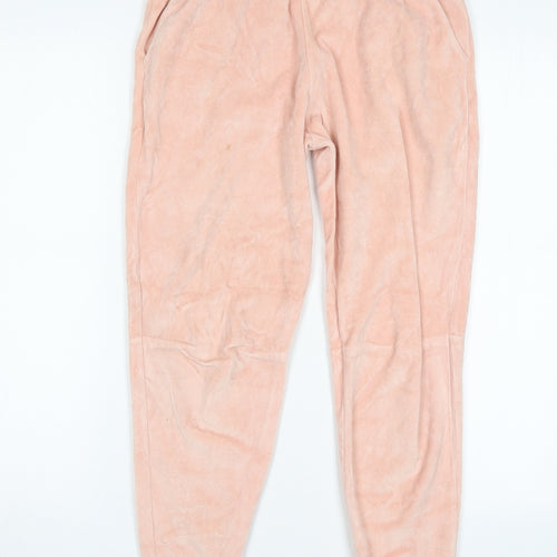 French Connection Womens Pink  Cotton Sweatpants Trousers Size 6 L26 in Regular