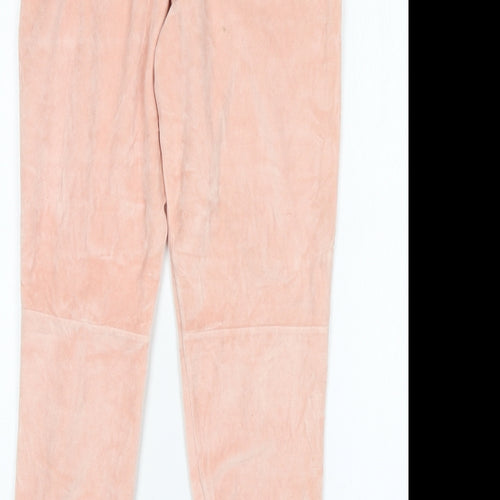 French Connection Womens Pink  Cotton Sweatpants Trousers Size 6 L26 in Regular