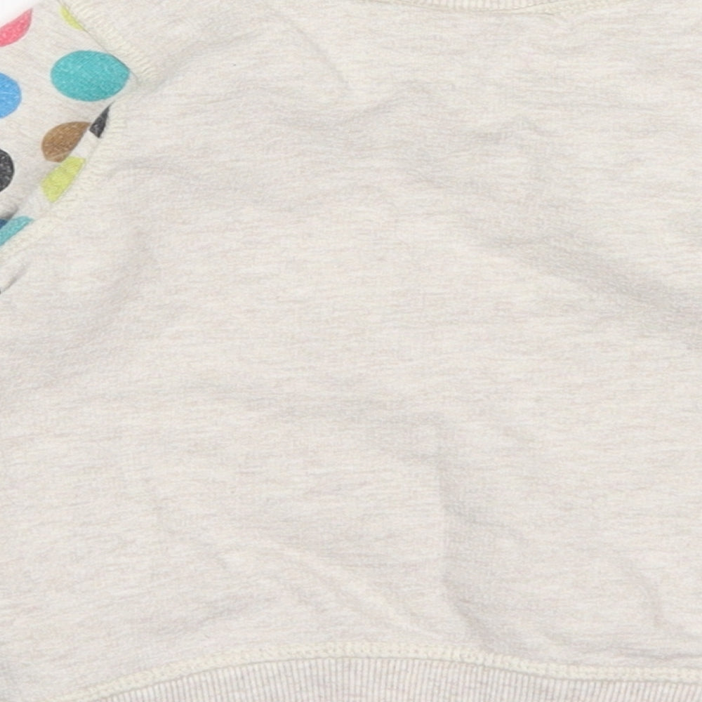 George Girls Multicoloured Polka Dot Cotton Pullover Jumper Size 18-24 Months   - Minnie Mouse