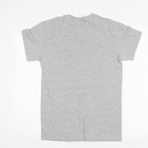 Gildan Womens Grey  Cotton Basic T-Shirt Size S Round Neck - Wifey