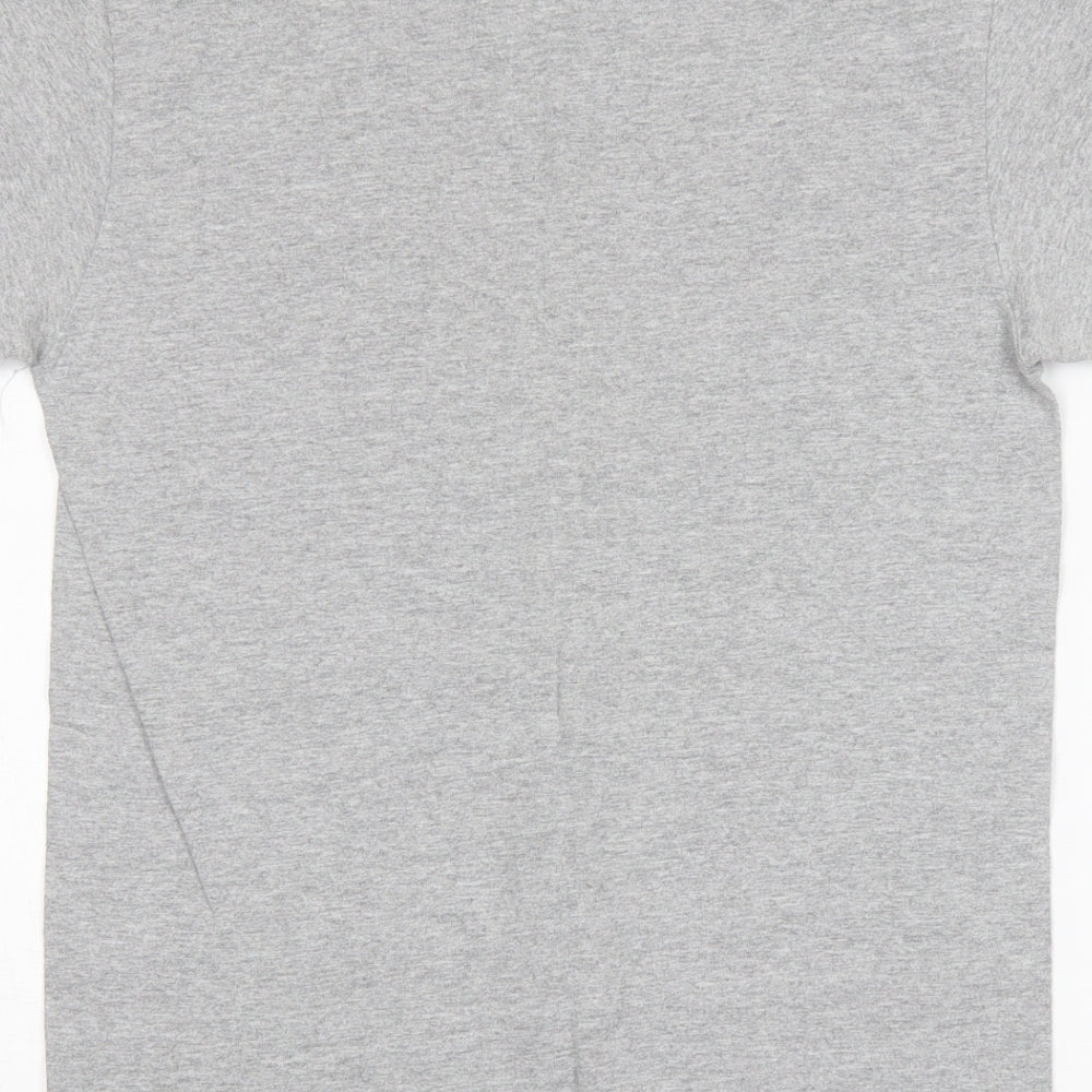 Gildan Womens Grey  Cotton Basic T-Shirt Size S Round Neck - Wifey
