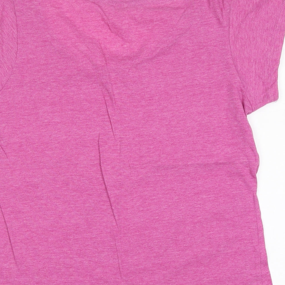 Atmosphere Womens Pink  Polyester Basic T-Shirt Size 12 Scoop Neck