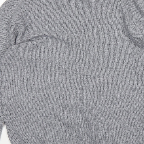 NEXT Mens Blue Round Neck  Cotton Pullover Jumper Size L