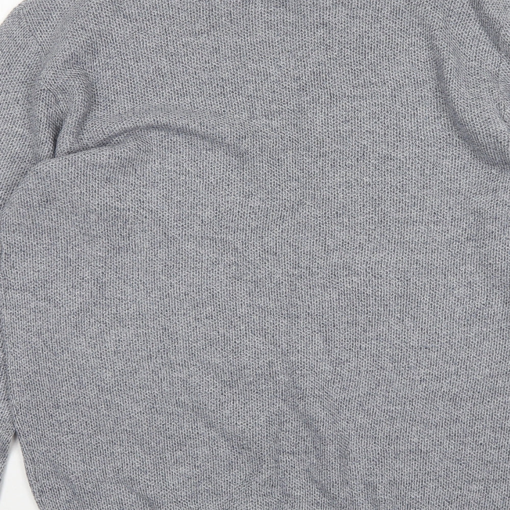 NEXT Mens Blue Round Neck  Cotton Pullover Jumper Size L