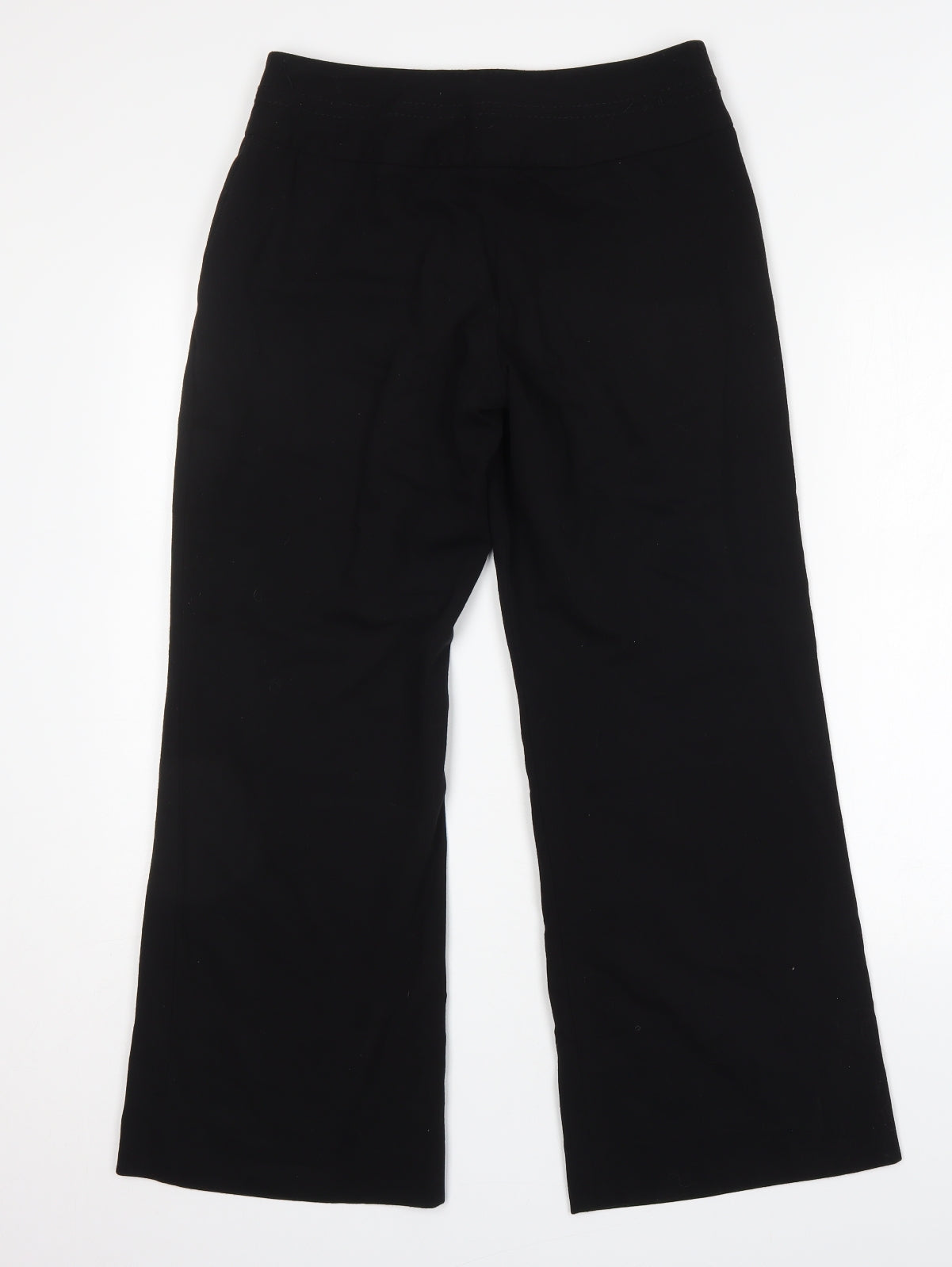 NEXT Womens Black  Polyester Trousers  Size 10 L29 in Regular