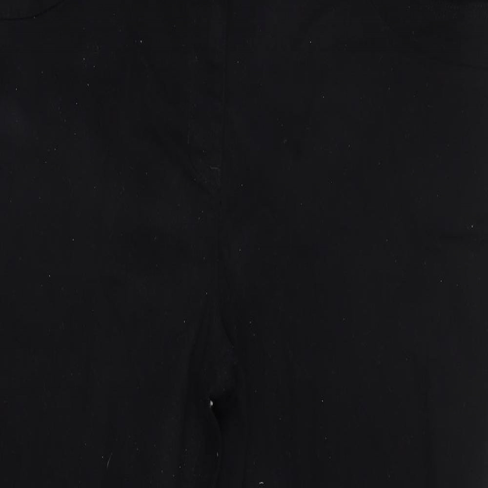 New Look Womens Black  Cotton Bootcut Jeans Size 24 L32 in Regular