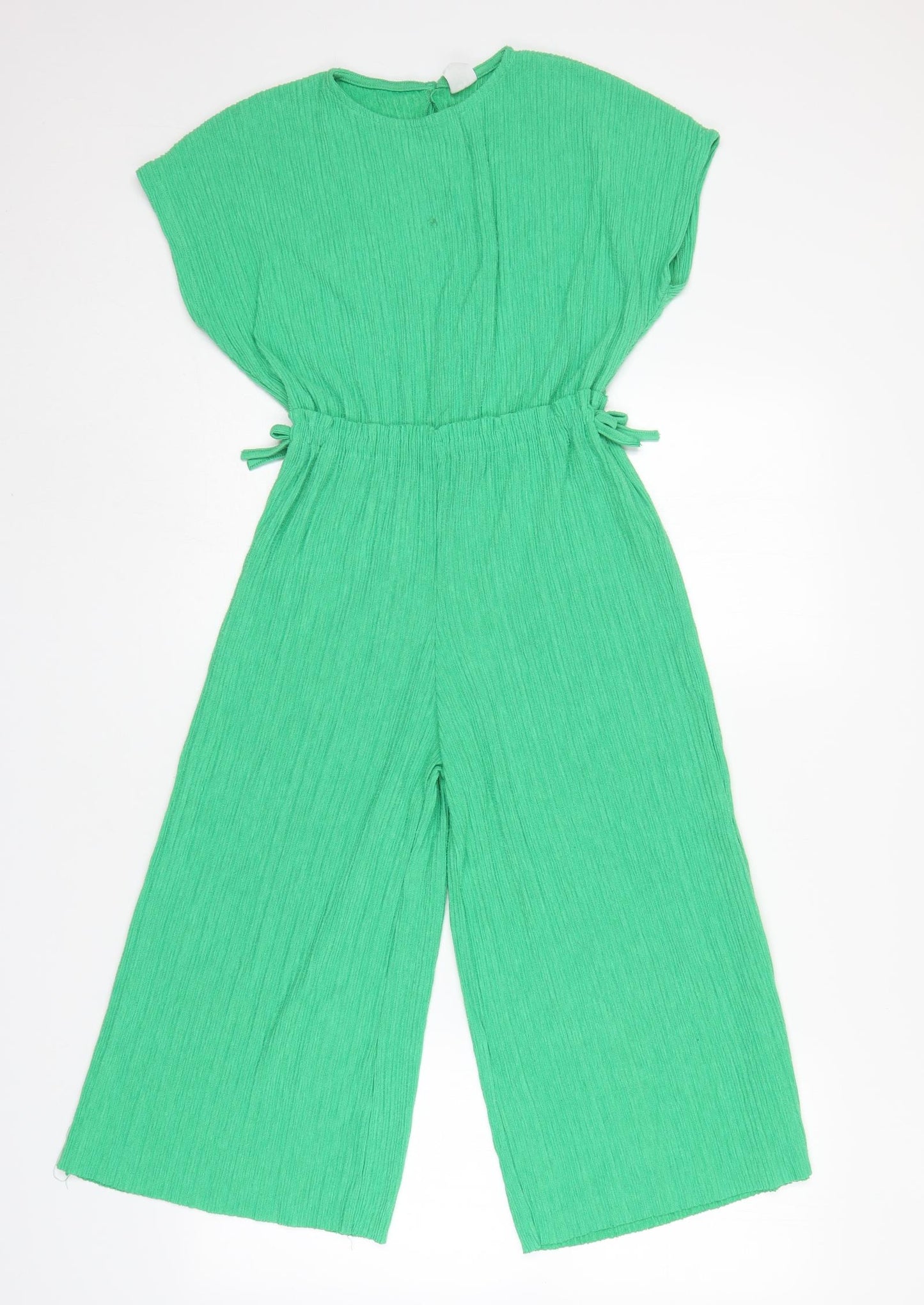 Zara Girls Green  Polyester Jumpsuit One-Piece Size 9 Years