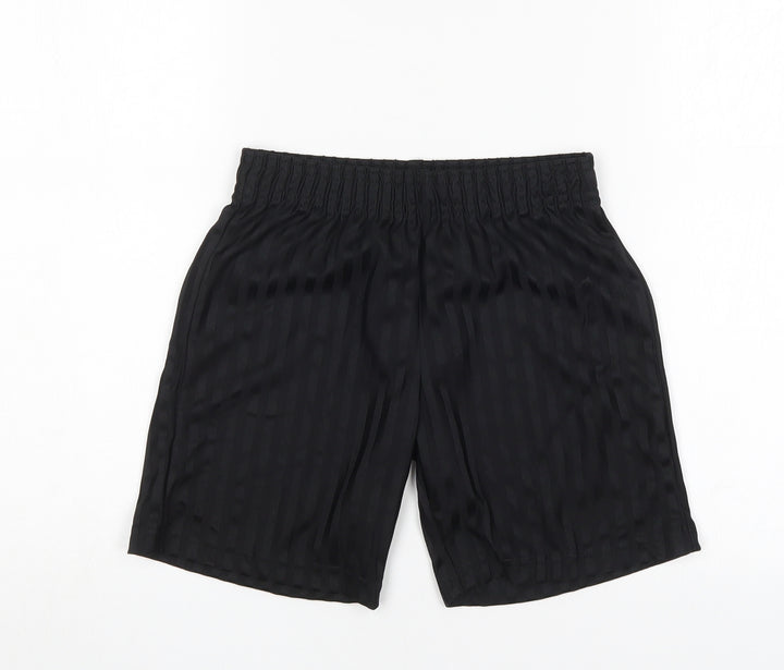 George Boys Black  Polyester Sweat Shorts Size 7-8 Years  Regular