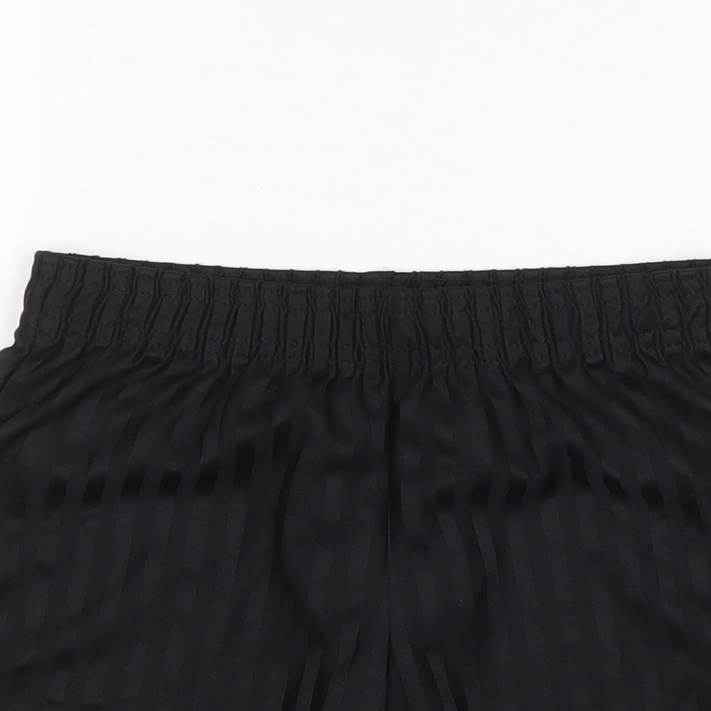 George Boys Black  Polyester Sweat Shorts Size 7-8 Years  Regular
