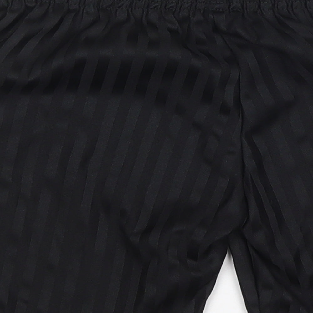 George Boys Black  Polyester Sweat Shorts Size 7-8 Years  Regular