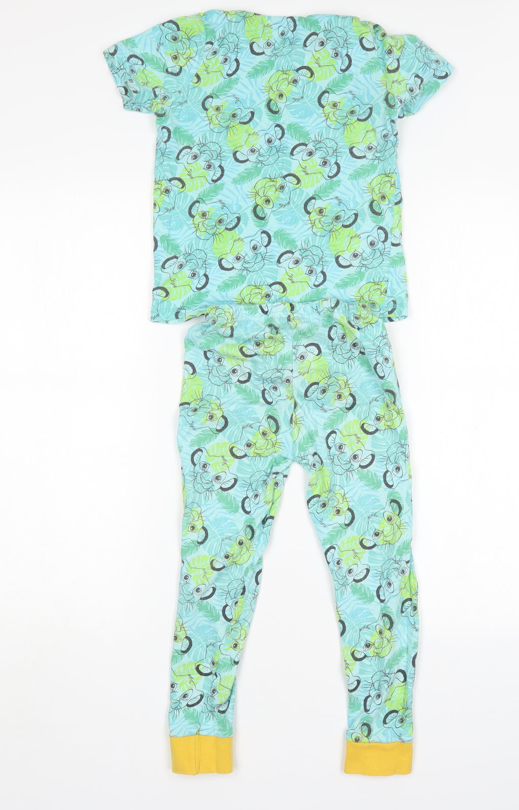 George Boys Multicoloured Floral Cotton  Pyjama Set Size 5-6 Years   - Lion King