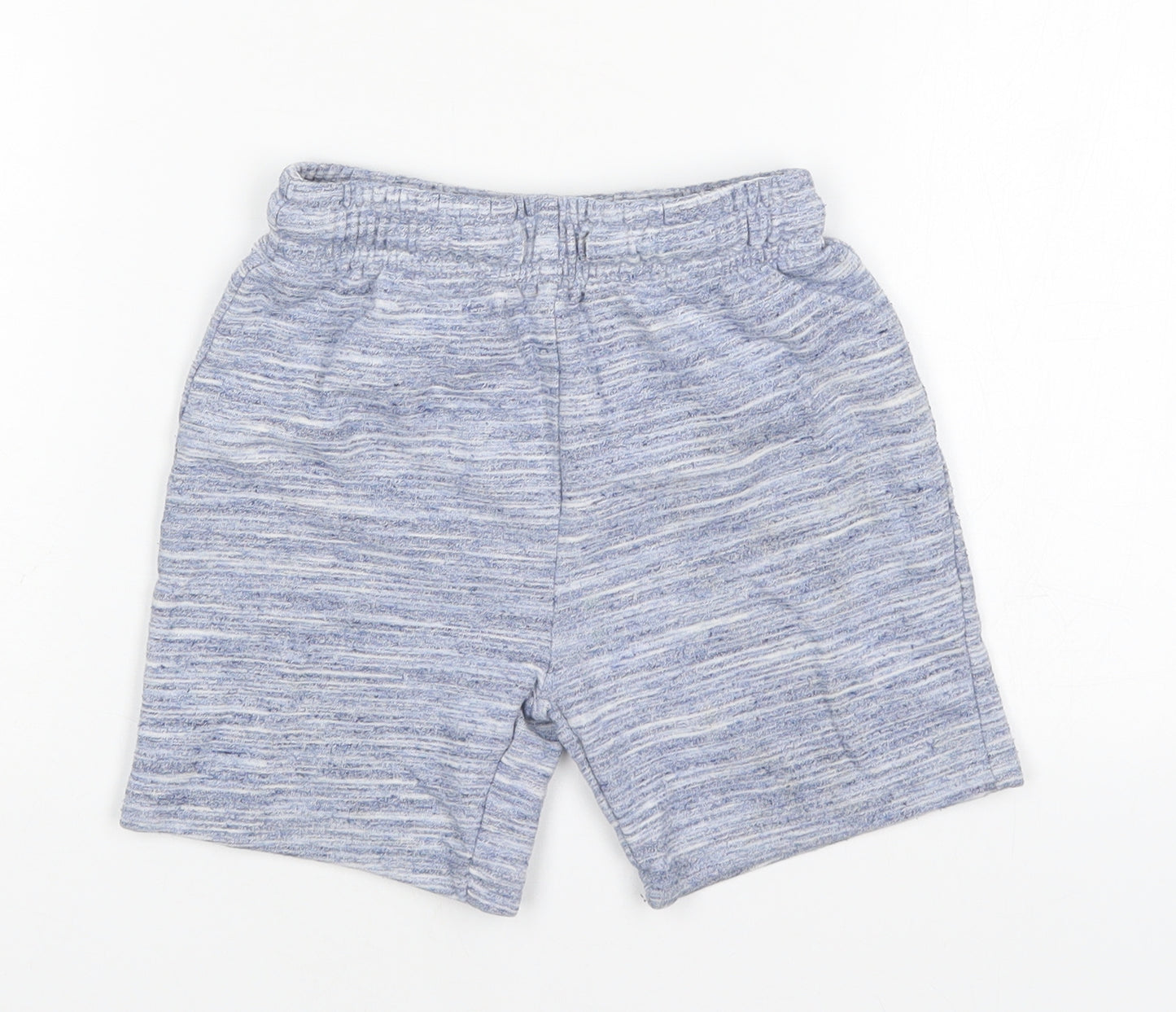 George Boys Blue  Cotton Sweat Shorts Size 5-6 Years  Regular