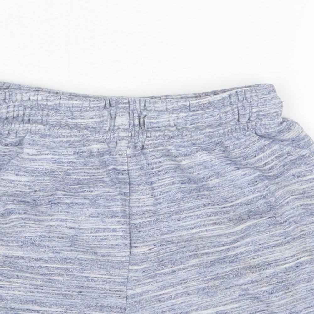 George Boys Blue  Cotton Sweat Shorts Size 5-6 Years  Regular