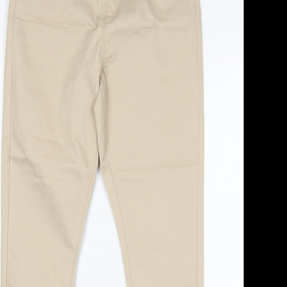 Papaya Womens Beige  Cotton Jegging Jeans Size 12 L29 in Regular