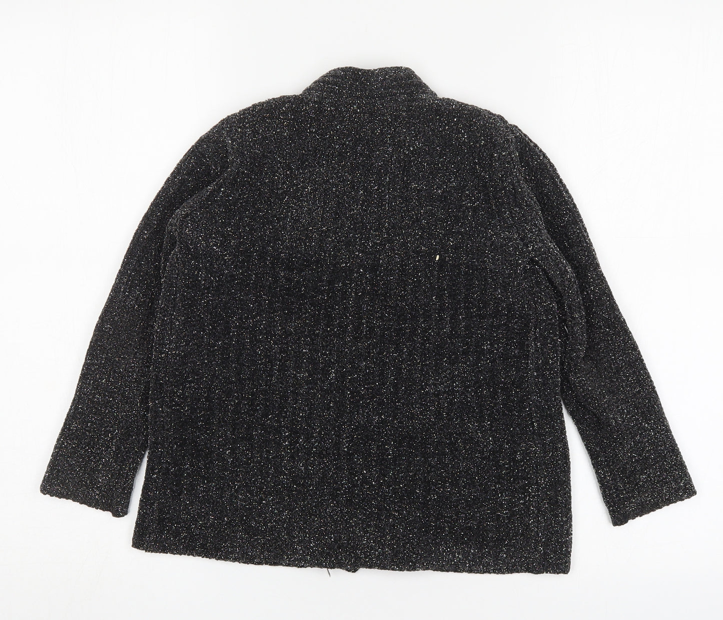 George Girls Grey V-Neck  Polyester Cardigan Jumper Size 7-8 Years