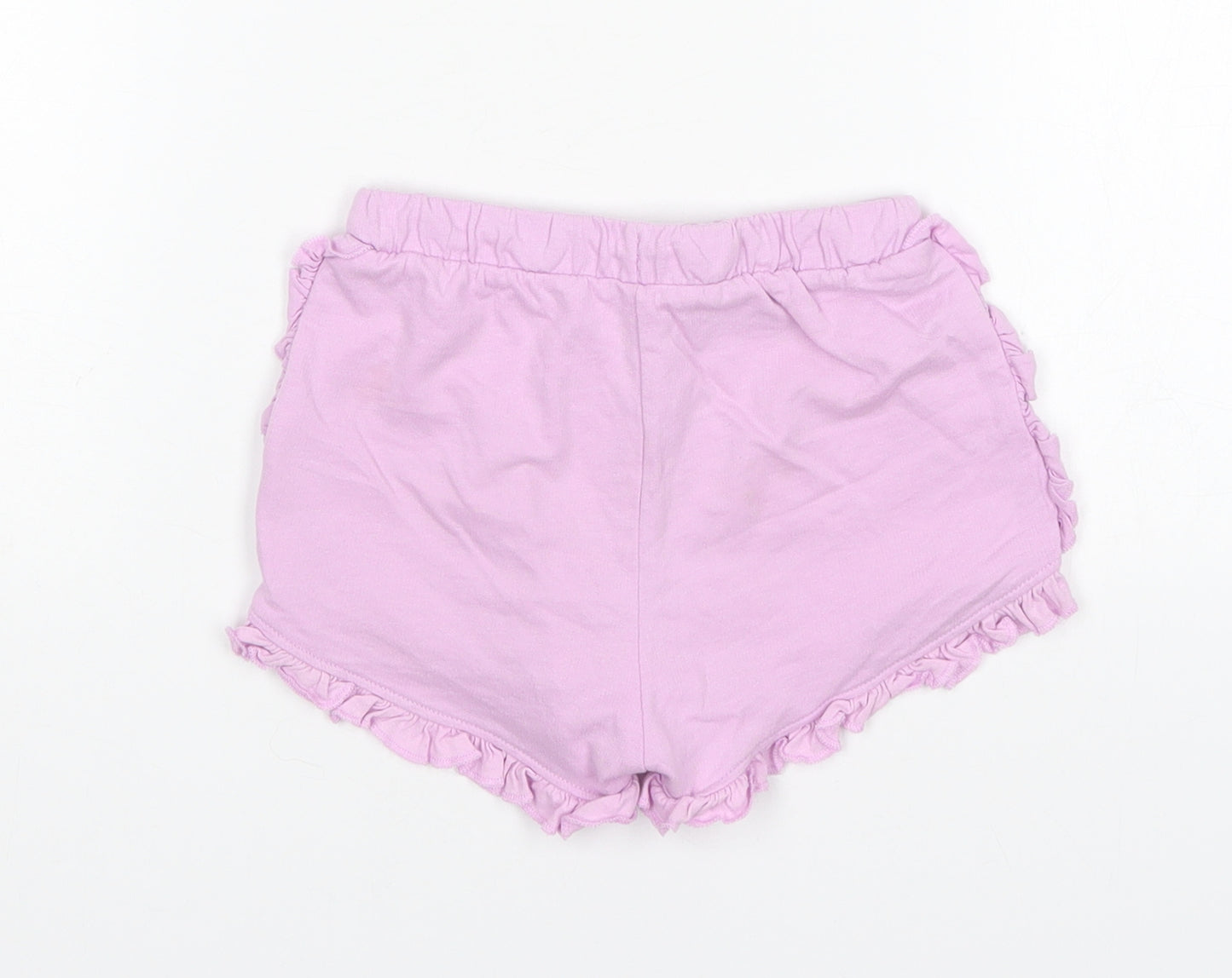 Matalan Girls Pink  Cotton Sweat Shorts Size 4-5 Years  Regular
