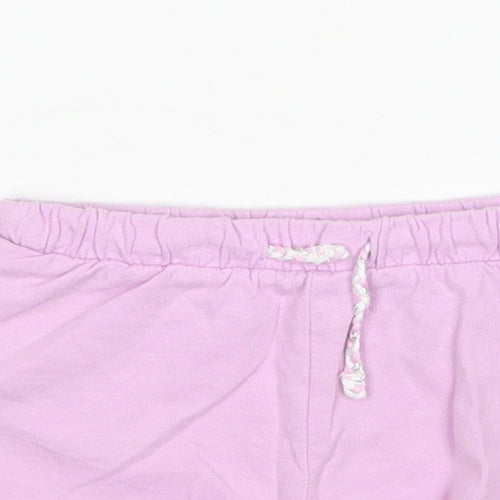 Matalan Girls Pink  Cotton Sweat Shorts Size 4-5 Years  Regular