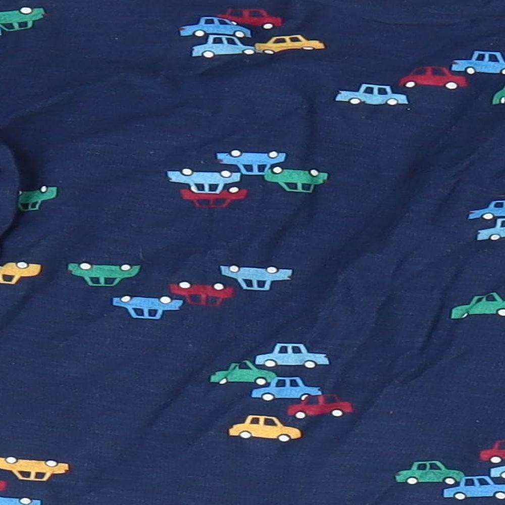 Matalan Boys Blue  Cotton Jersey Casual Size 12-18 Months Round Neck Pullover - Cars Red Blue Green Yello
