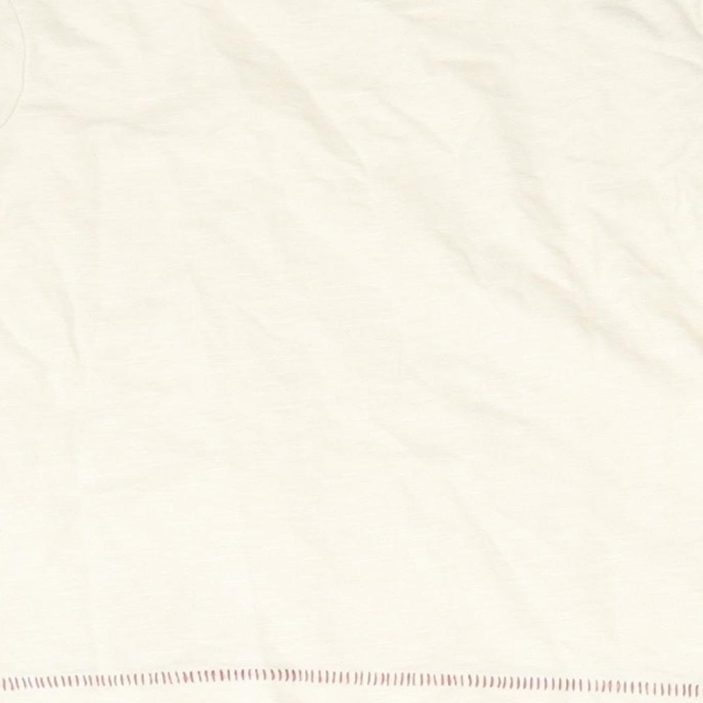 TU Kids Baby Beige Animal Print Cotton Jersey Casual Size 12-18 Months Round Neck Pullover - Autumn Leaves Shrew