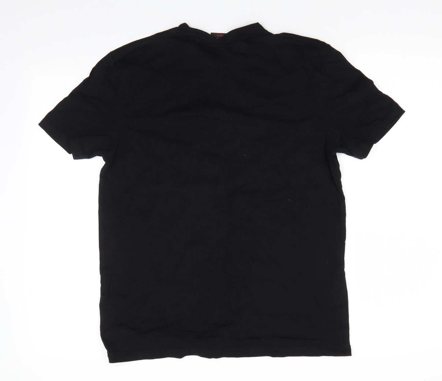 SBD Mens Black  Cotton  T-Shirt Size S Round Neck  - SBD