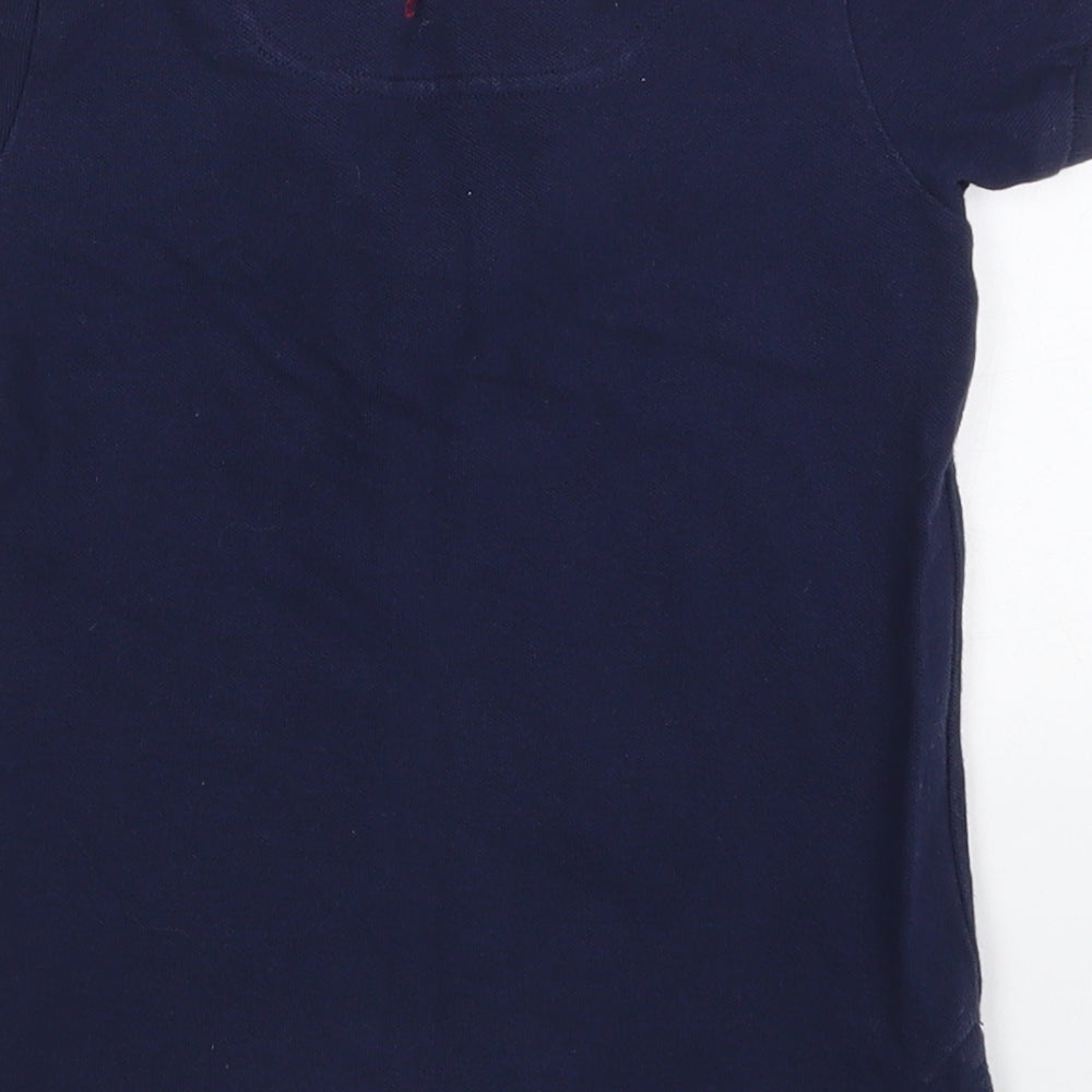 Joules Boys Blue  Cotton Basic Polo Size 3-4 Years Collared Pullover