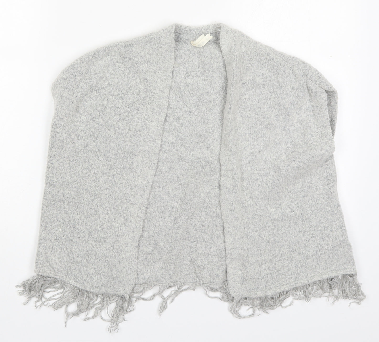 Young Dimension Girls Grey V-Neck  Acrylic Cardigan Jumper Size 6-7 Years