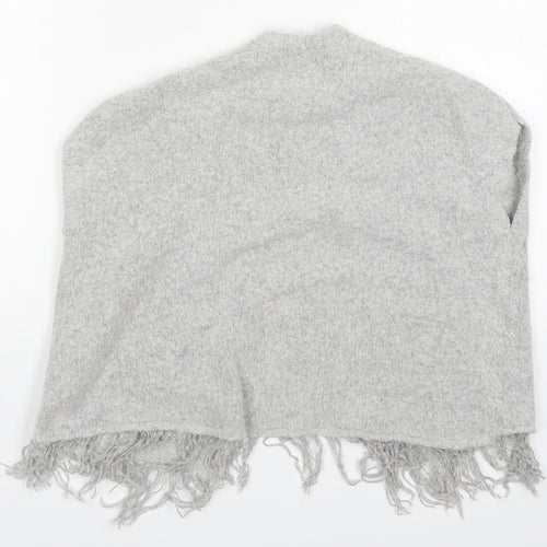 Young Dimension Girls Grey V-Neck  Acrylic Cardigan Jumper Size 6-7 Years