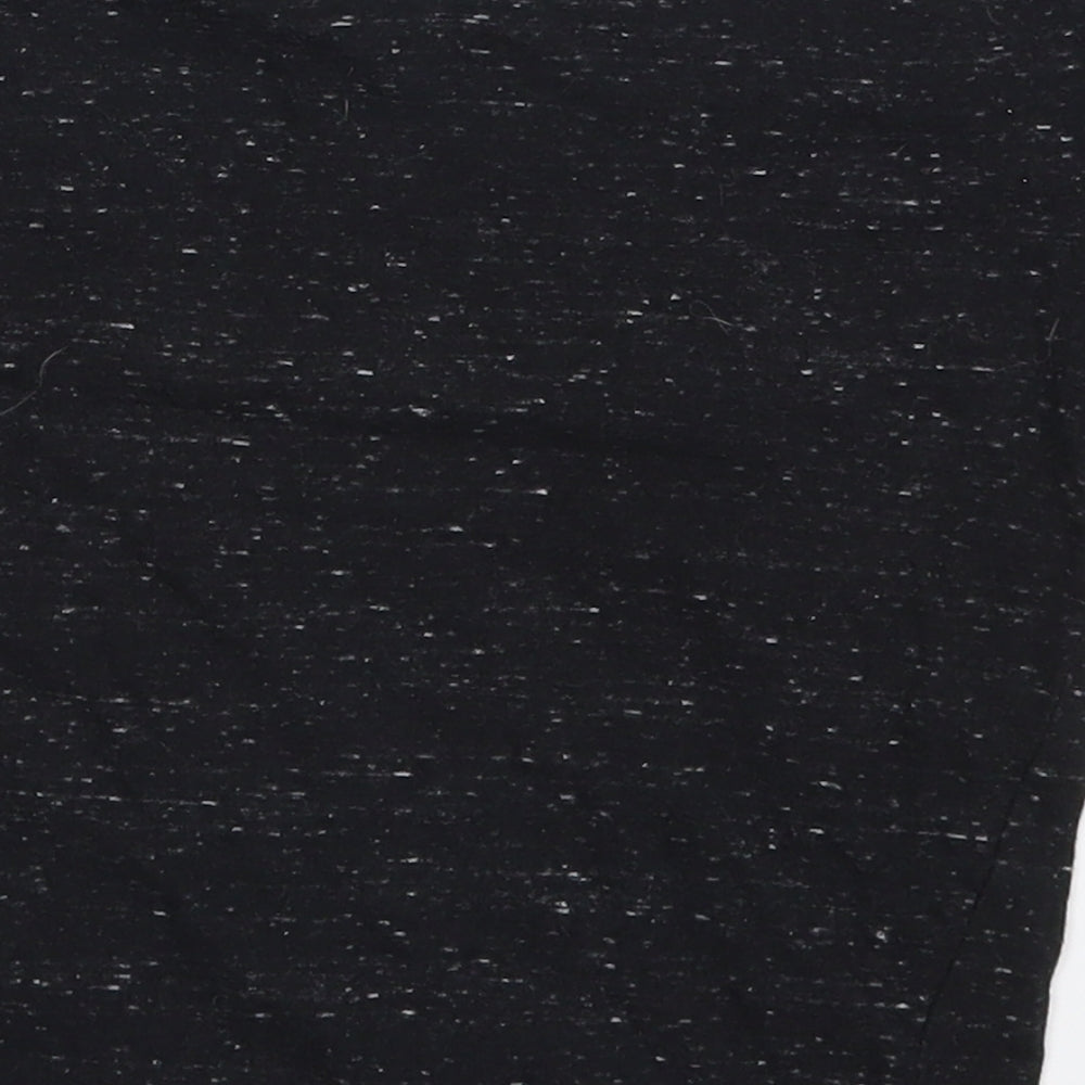 Primark Boys Black  Cotton Basic T-Shirt Size 3-4 Years Crew Neck Pullover - Part Time Superhero