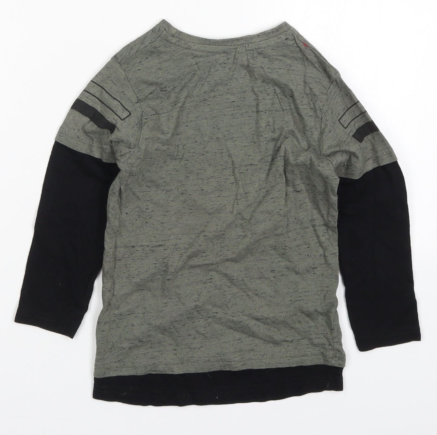 Primark Boys Green  Cotton Basic T-Shirt Size 3-4 Years Crew Neck Pullover - Brklyn NYC