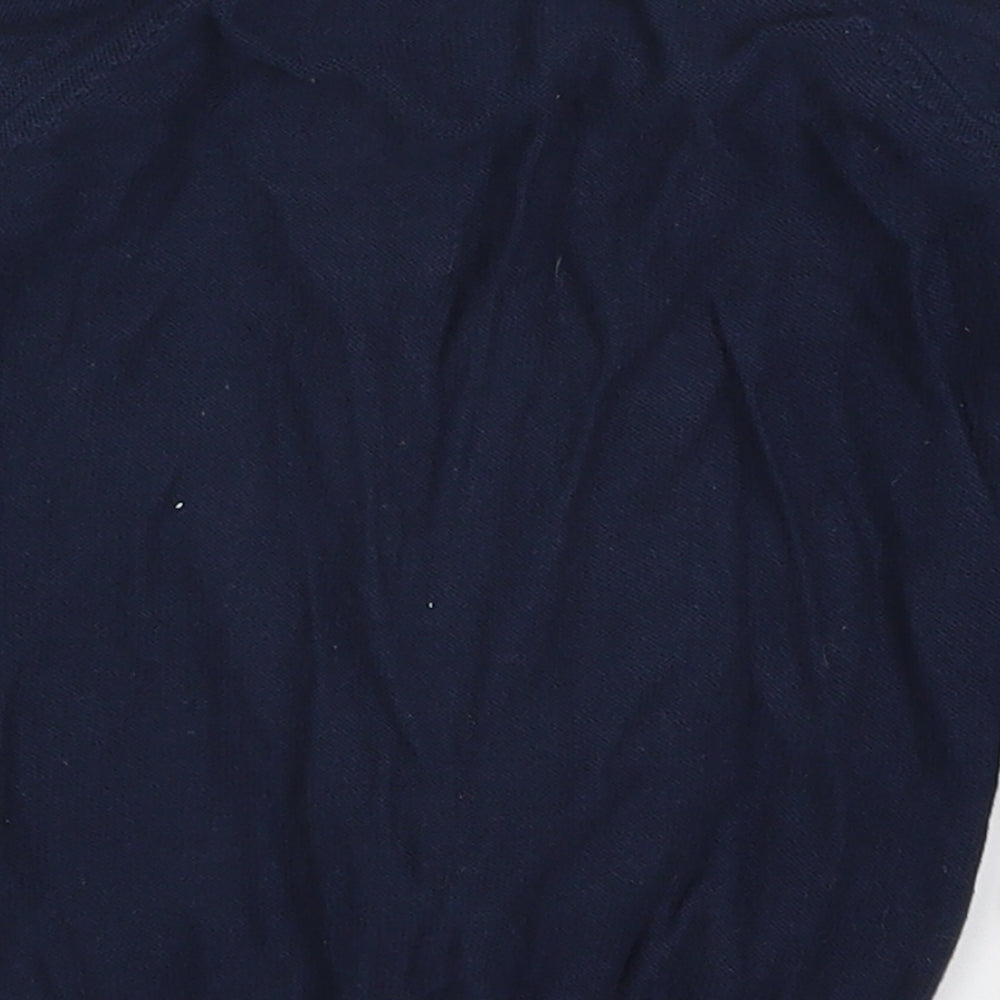 La Redoute Boys Blue V-Neck  Cotton Cardigan Jumper Size 2 Years  Button