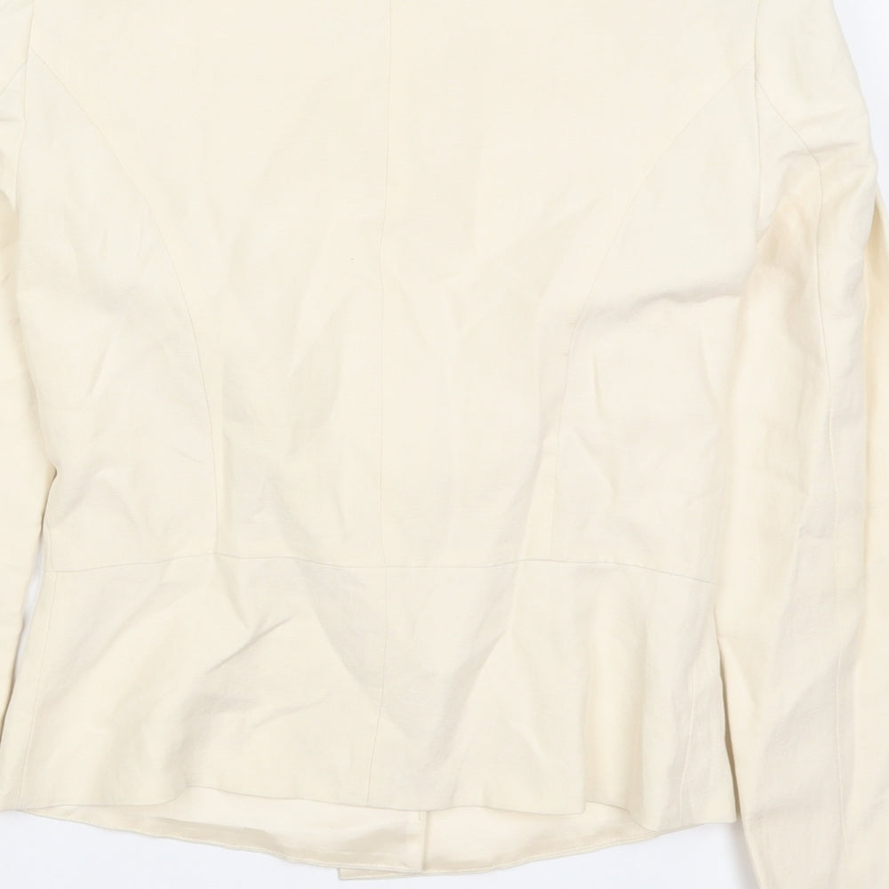 Phase Eight Womens Beige   Jacket  Size 8  Button