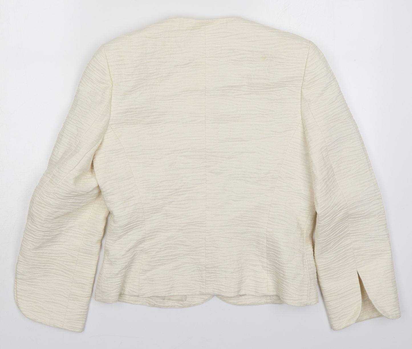 Phase Eight Womens Ivory   Jacket  Size 10  Button - Cream Coloured