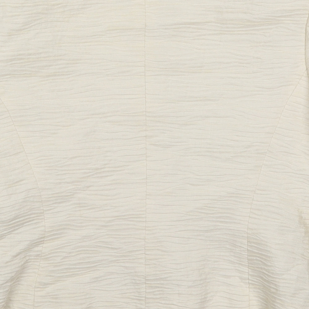 Phase Eight Womens Ivory   Jacket  Size 10  Button - Cream Coloured