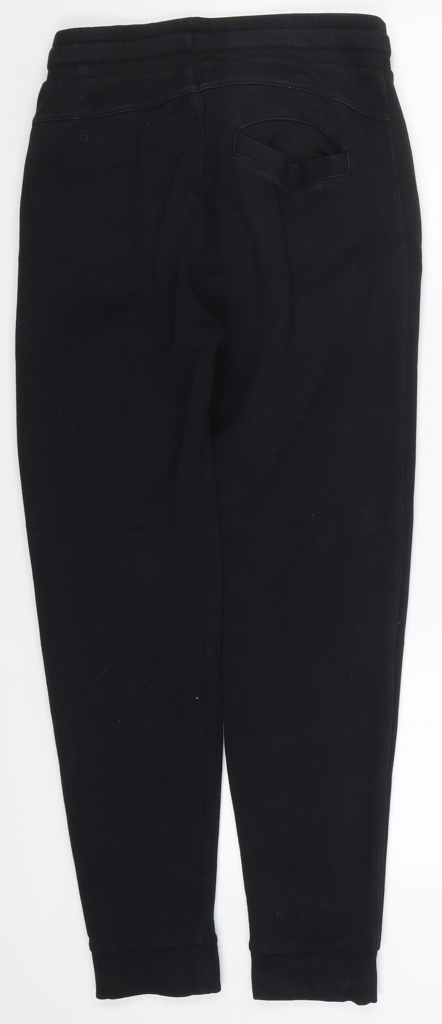 F&F Boys Black  Cotton Sweatpants Trousers Size 13-14 Years  Regular Drawstring