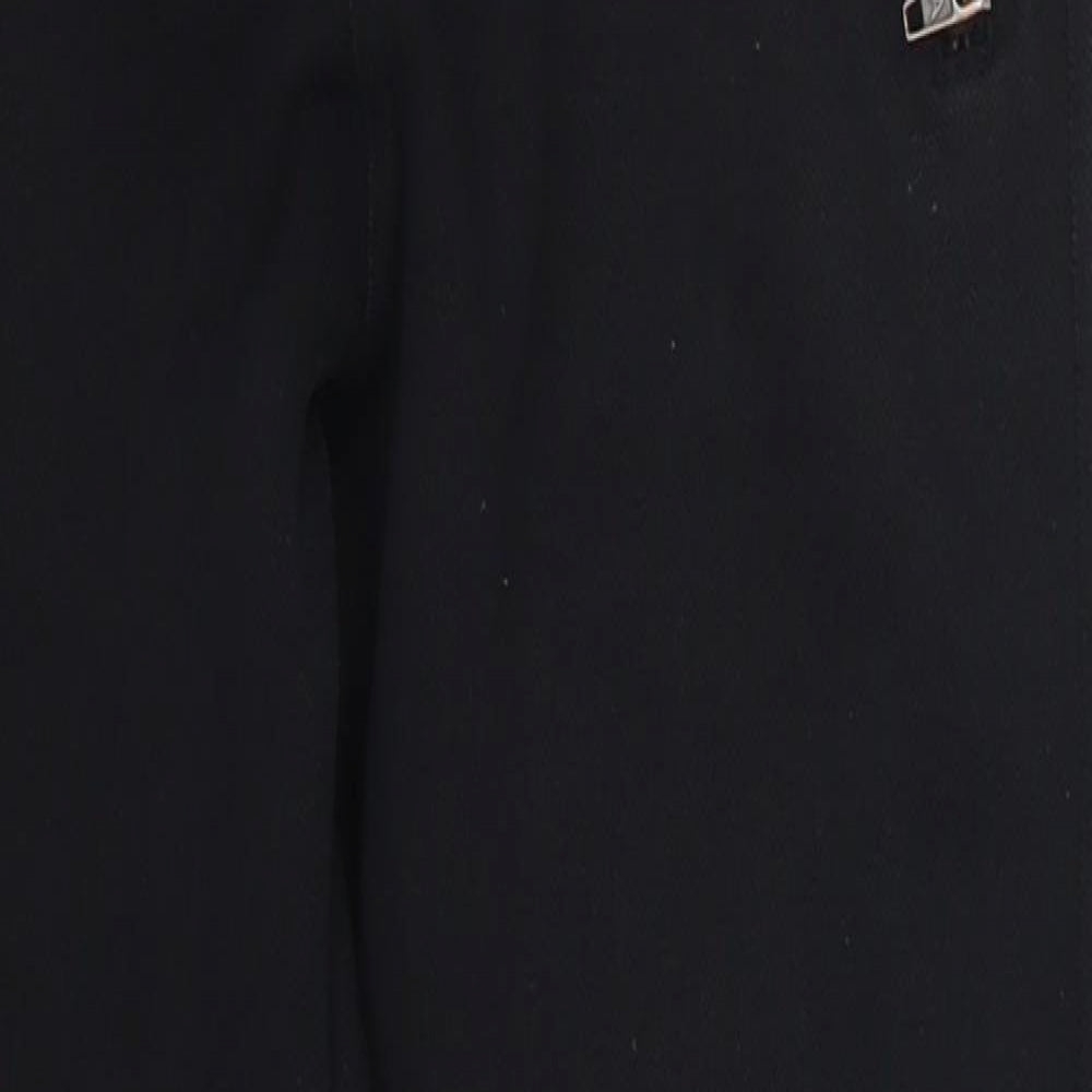 F&F Boys Black  Cotton Sweatpants Trousers Size 13-14 Years  Regular Drawstring