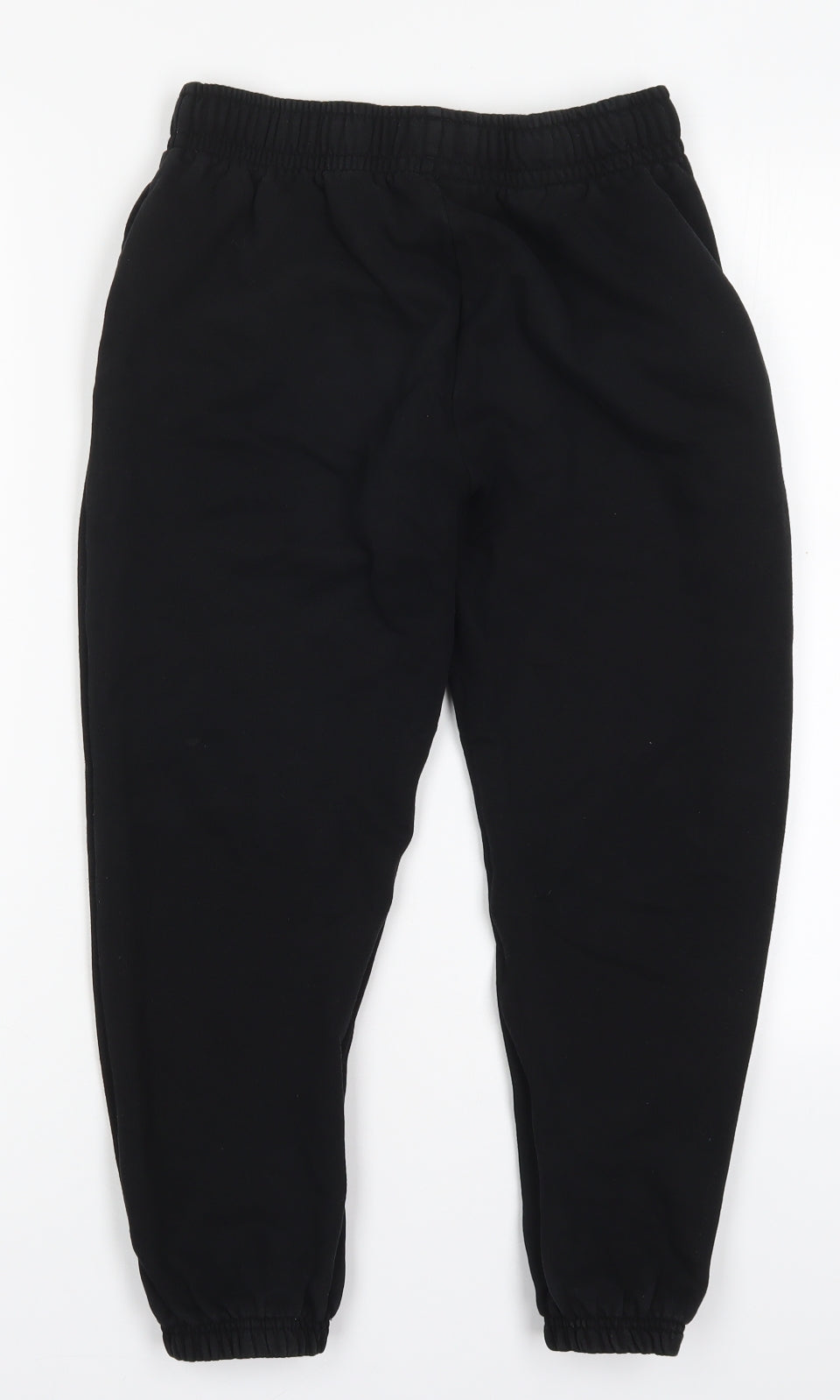 F&F Boys Black  Cotton Sweatpants Trousers Size 12-13 Years  Regular Drawstring