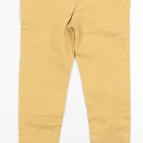George Girls Beige  Cotton Jegging Jeans Size 7-8 Years  Regular