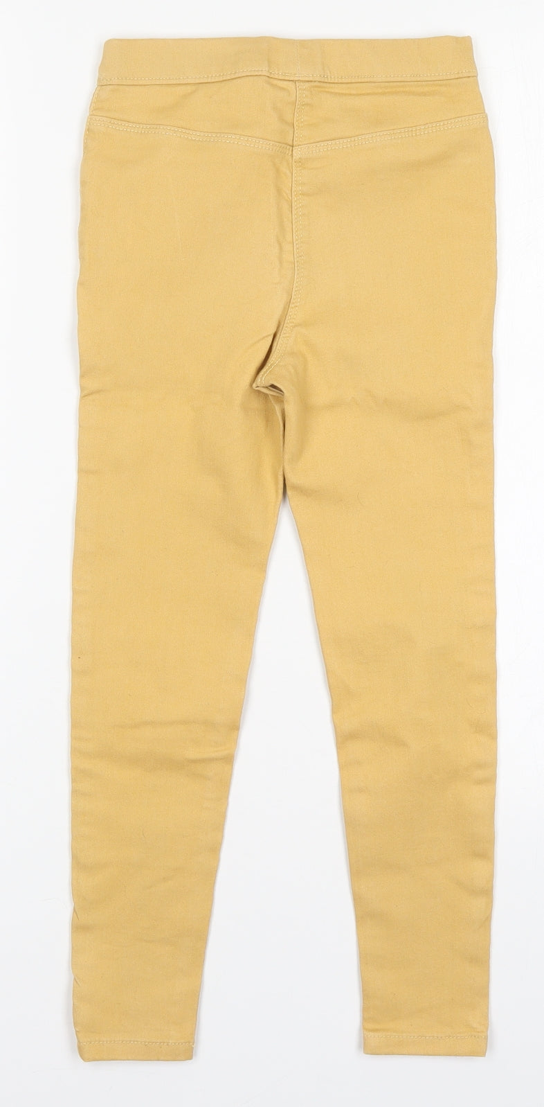 George Girls Beige  Cotton Jegging Jeans Size 7-8 Years  Regular