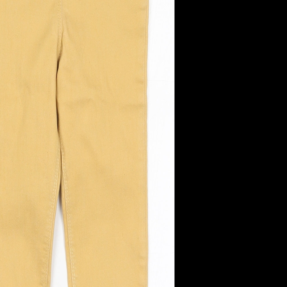 George Girls Beige  Cotton Jegging Jeans Size 7-8 Years  Regular