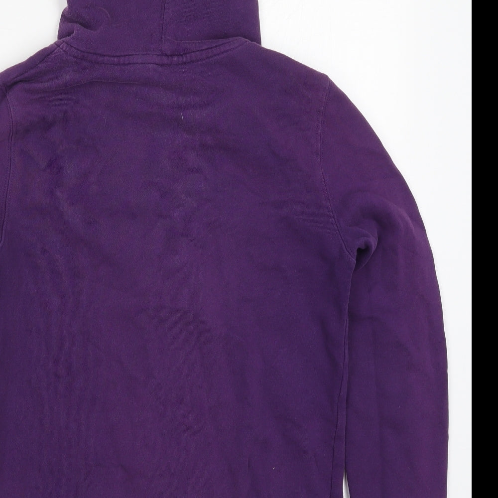 Original Penguin Mens Purple  Cotton Full Zip Hoodie Size S
