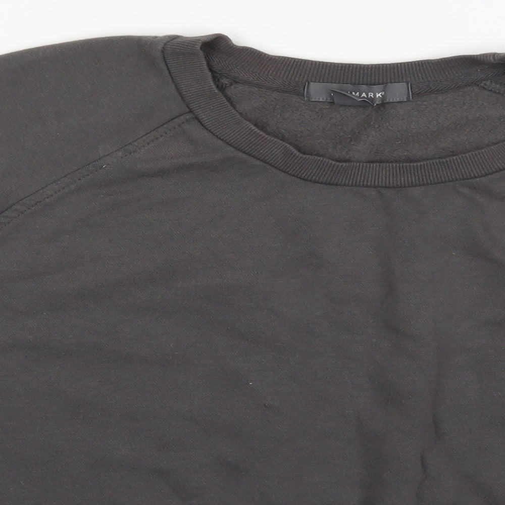 Primark Womens Grey  Cotton Pullover Sweatshirt Size 14  Pullover
