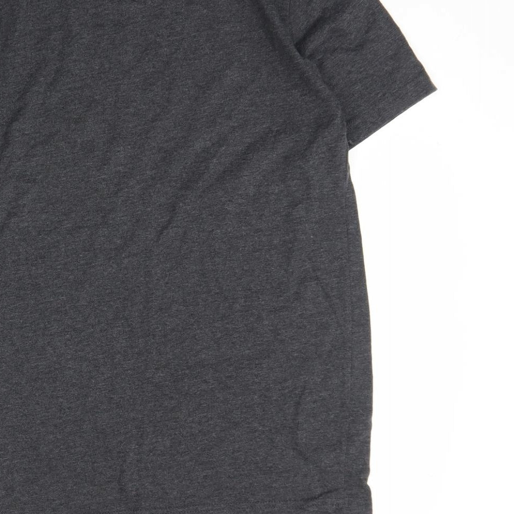 Canvas Womens Grey  Cotton Basic T-Shirt Size S Round Neck - Maid of honour