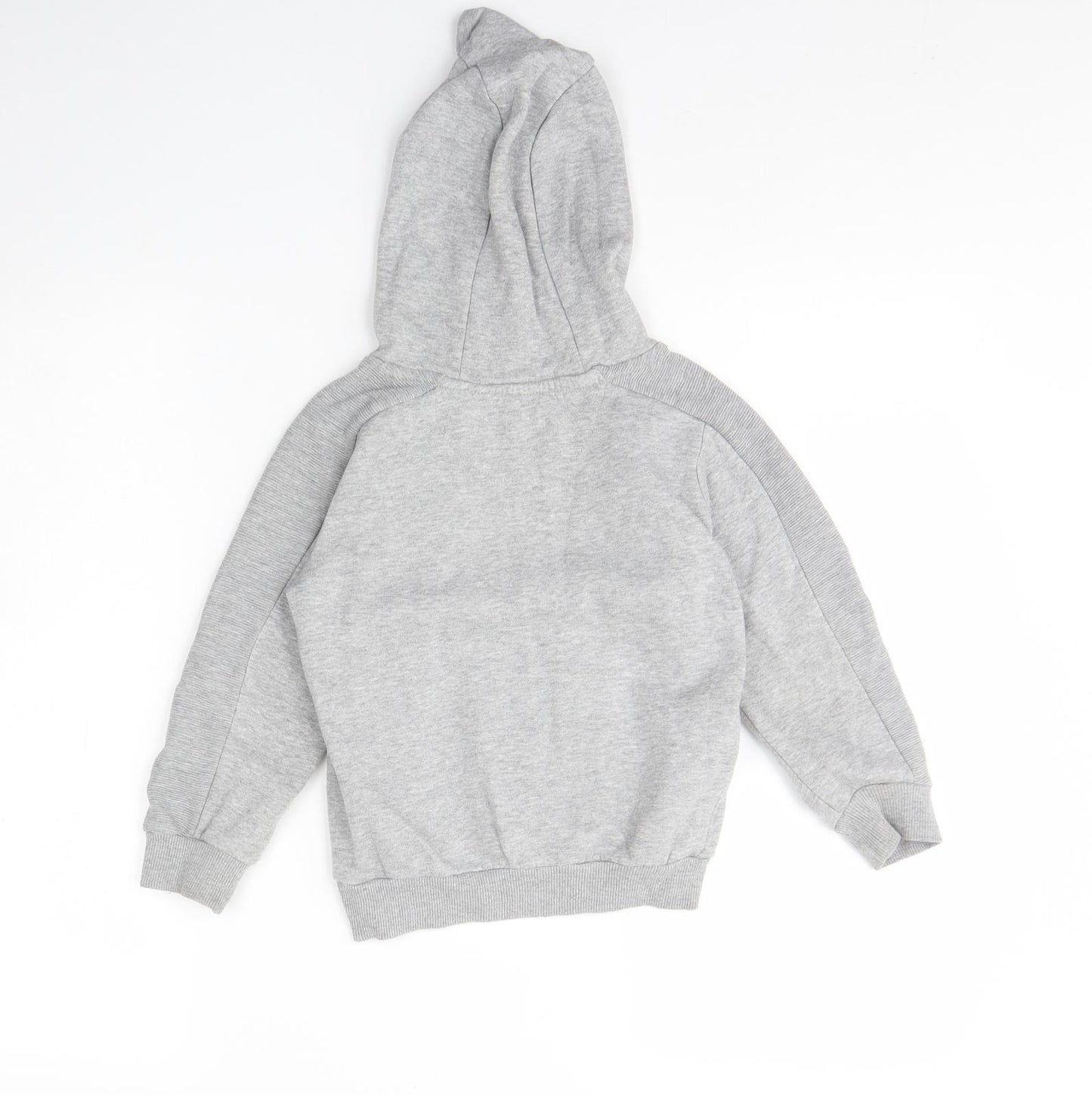 Boys Boys Grey  Cotton Pullover Hoodie Size 4 Years