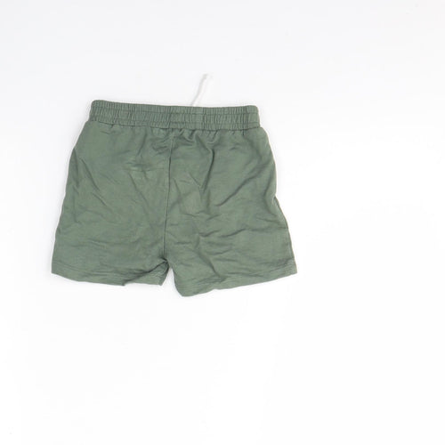 Primark Baby Green  Cotton Cropped Trousers Size 12 Months  Drawstring