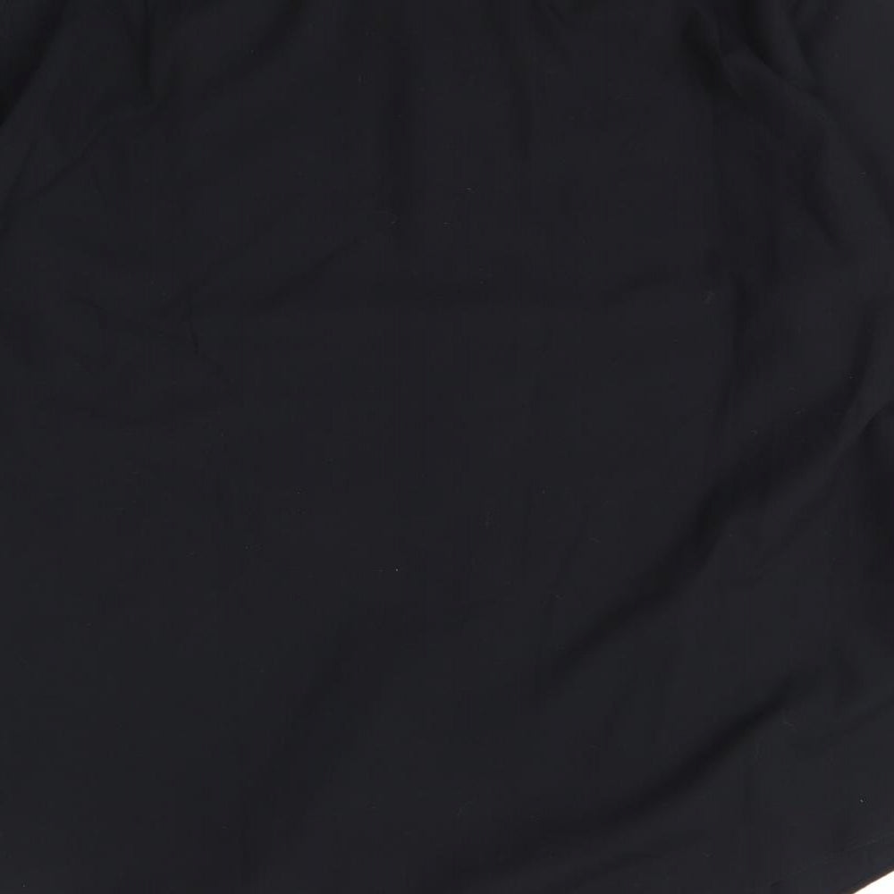F&F Mens Black  Cotton  Dress Shirt Size 17 Collared Button