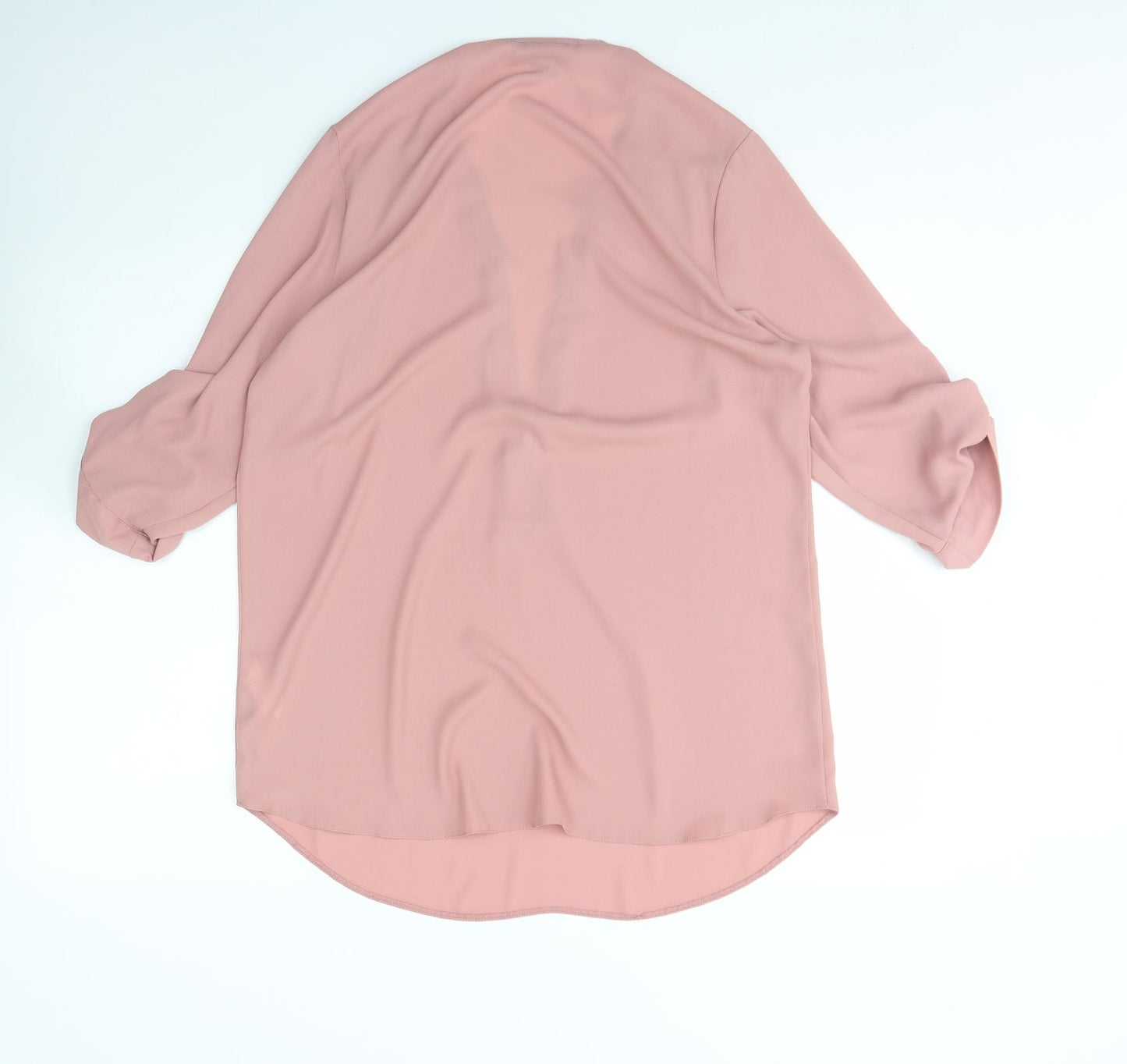 Atmosphere Womens Pink  Polyester Basic Blouse Size 14 V-Neck