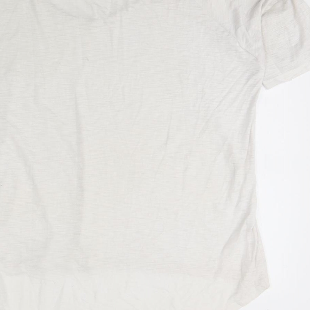 George Womens Ivory  Viscose Basic Blouse Size 20 Round Neck