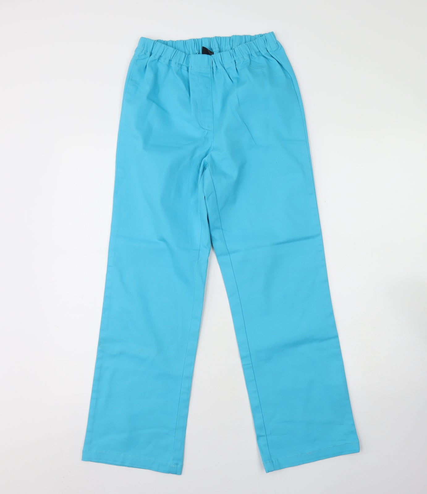 Cotton Traders Womens Blue  Cotton Straight Jeans Size 10 L30 in Regular