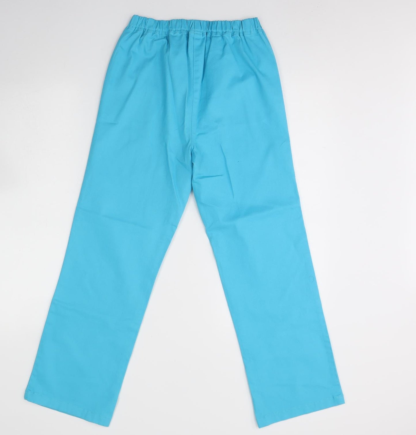 Cotton Traders Womens Blue  Cotton Straight Jeans Size 10 L30 in Regular