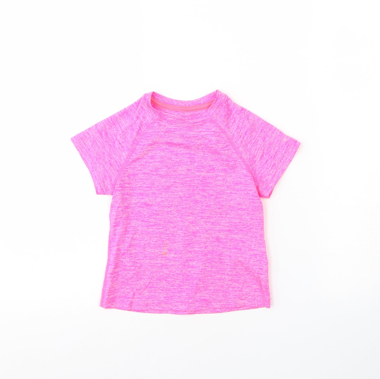 Soul luxe Girls Pink  Polyester Basic T-Shirt Size 4 Years Round Neck